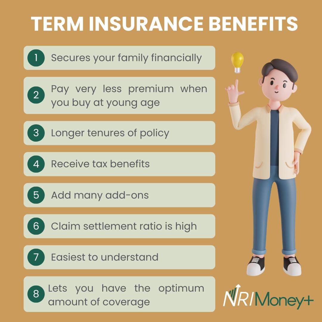 benefits of term insurance plan in india